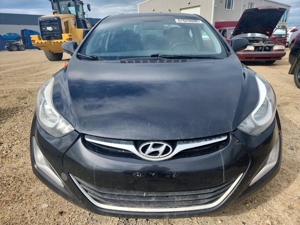 2016 Hyundai VIN KMHDH4AH6GU592346 COPART salvage auction — SIDE, Ab - Bos - Active, sold $1,850 on 2026-07-23 (photo 5)