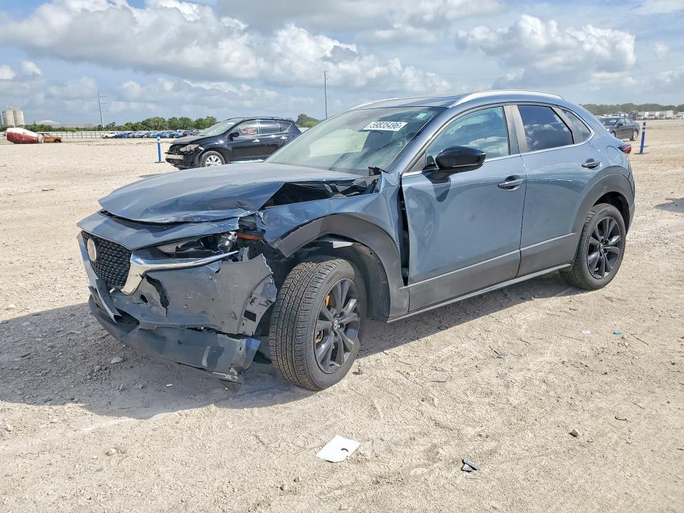 2024 Mazda Cx-30 VIN 3MVDMBCM1RM651095 COPART salvage auction — FRONT END, Tx - Certificate Of Title (P), sold $7,300 on 2026-07-30 (photo 1)