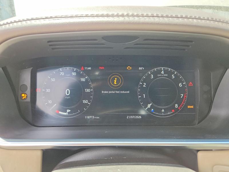 2018 Land rover RANGE ROVER VIN SALGS2SV6JA389714 COPART salvage auction — MECHANICAL, Ca - Dis/Dlr/Exp Only Clean Title (P), sold $11,900 on 2026-07-27 (photo 9)
