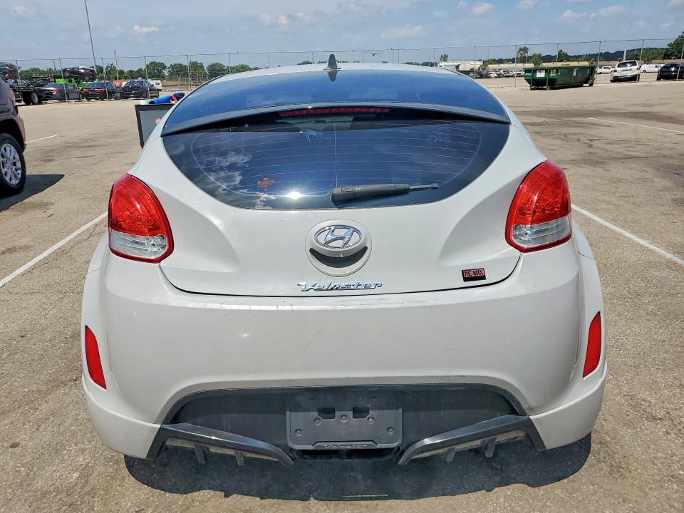 2013 Hyundai Veloster VIN KMHTC6AD2DU128887 COPART salvage auction — FRONT END, Oh - Cert Of Title-Salvage, sold $450 on 2026-07-17 (photo 6)