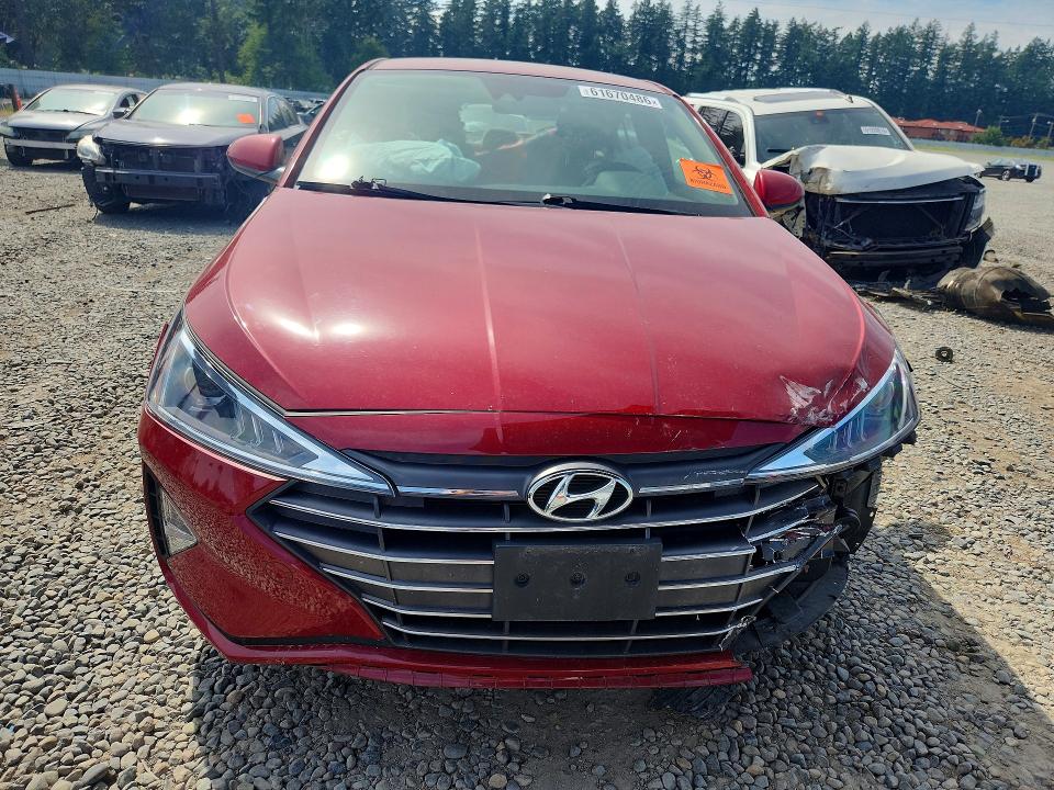 2020 Hyundai Elantra VIN KMHD84LF6LU024152 COPART salvage auction — REAR END, Wa - Bill Of Sale, sold $1,000 on 2026-07-31 (photo 5)