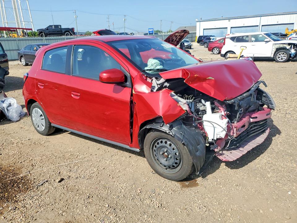 2024 Mitsubishi Mirage VIN ML32AUHJ7RH018135 COPART salvage auction — FRONT END, IN - CERT OF TITLE-SALVAGE TITLE (P), sold $1,650 on 2026-07-08 (photo 4)