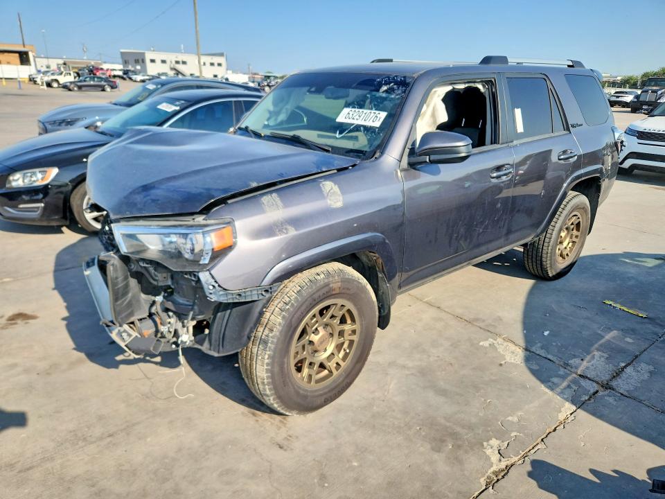 2023 Toyota 4runner VIN JTEEU5JR1M5250002 COPART salvage auction — FRONT END, Tx - Certificate Of Title, sold $13,200 on 2026-08-20 (photo 1)