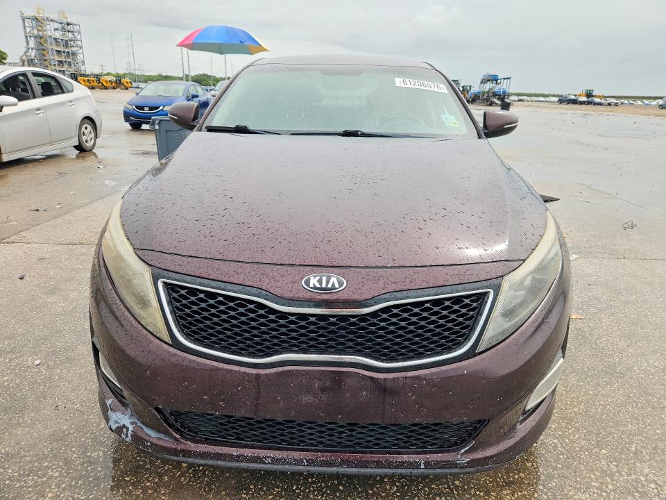 2014 Kia Optima VIN 5XXGN4A74EG291028 COPART salvage auction — MINOR DENT/SCRATCHES, LA - CERTIFICATE OF TITLE (P), sold $3,000 on 2026-07-29 (photo 5)