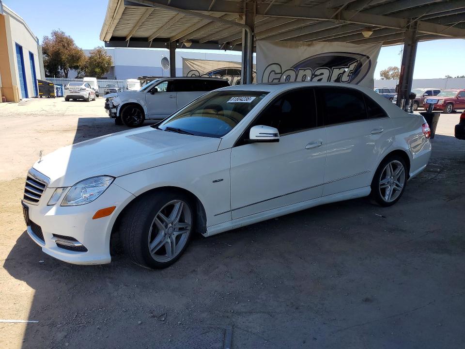 2012 Mercedes-benz E-klasse VIN WDDHF5KB9CA568670 COPART salvage auction — MINOR DENT/SCRATCHES, Ca - Dis/Dlr/Exp App For Dup Clean, sold $875 on 2026-07-30 (photo 1)