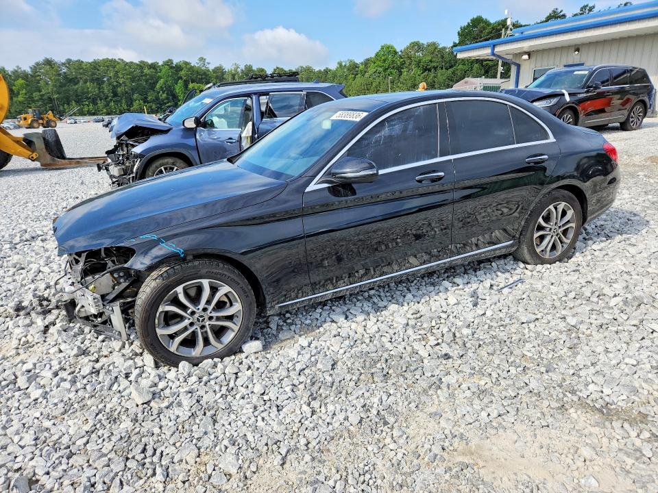 2017 Mercedes-benz C-klasse VIN WDDWF4KB6HR297738 COPART salvage auction — FRONT END, Ga - Cert Of Title-Salvage, sold $1,200 on 2026-07-21 (photo 1)