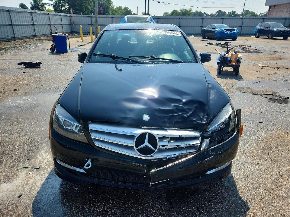 2011 Mercedes-benz C-klasse VIN WDDGF5EB2BA522054 COPART salvage auction — FRONT END, Al - Cert Of Title-Salvage Title, sold $650 on 2026-08-06 (photo 5)