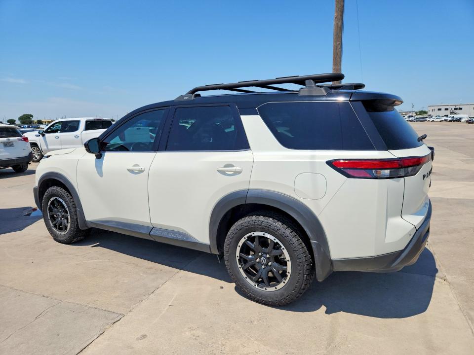 2023 Nissan Pathfinder VIN 5N1DR3BD0PC242039 COPART salvage auction — VANDALISM, Tx - Certificate Of Title, sold $11,600 on 2026-08-24 (photo 2)