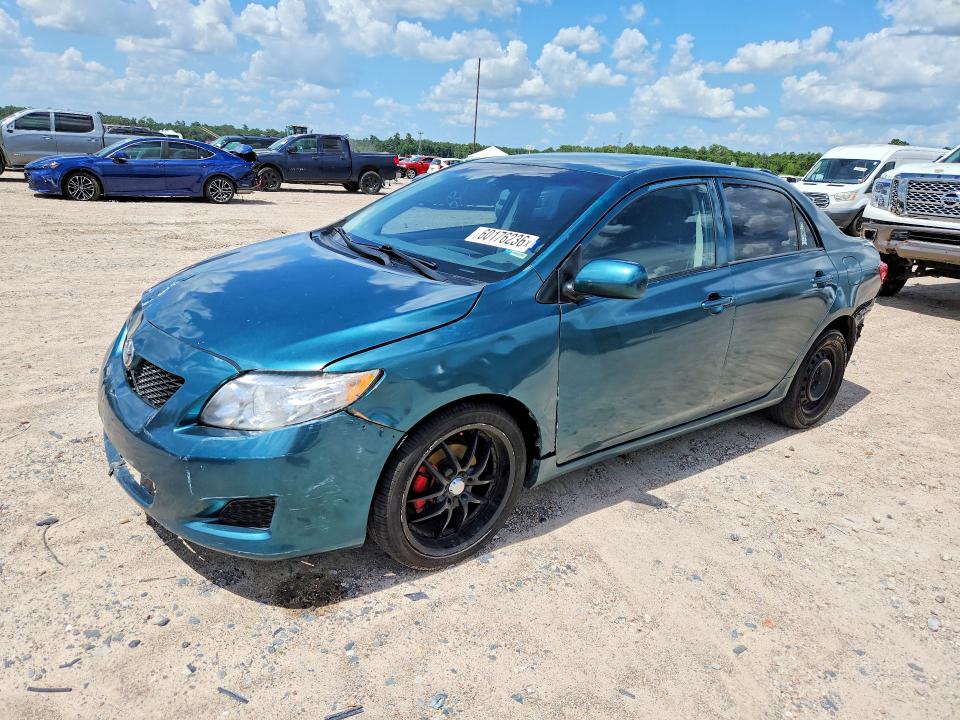 2009 Toyota Corolla VIN JTDBL40E89J052731 COPART salvage auction — REAR END, TX - SALVAGE VEHICLE TITLE (P), sold $200 on 2026-07-21 (photo 1)