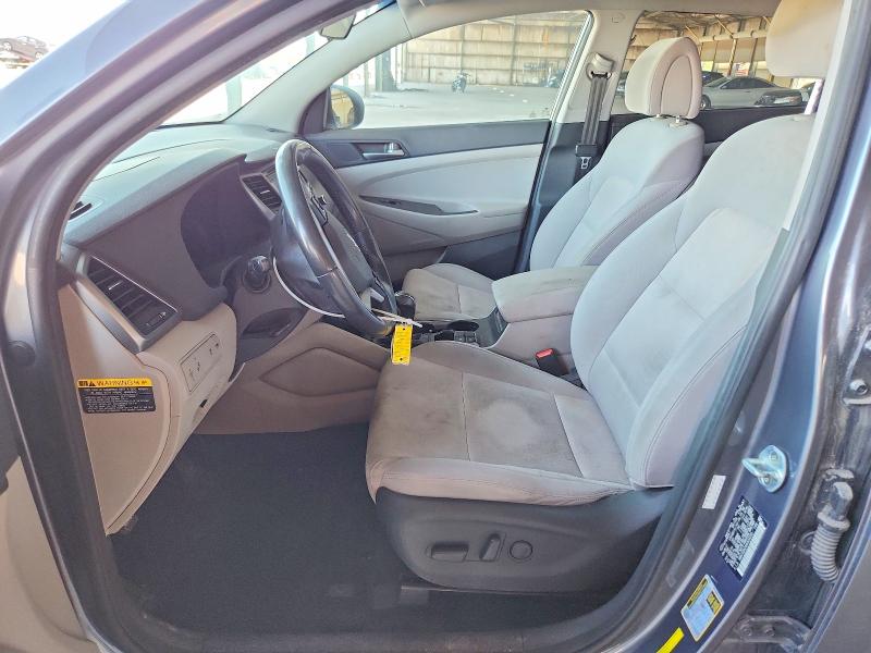 2017 Hyundai Tucson VIN KM8J33A24HU524295 COPART salvage auction — FRONT END, AZ - CERTIFICATE OF TITLE, sold $1,600 on 2026-07-29 (photo 7)
