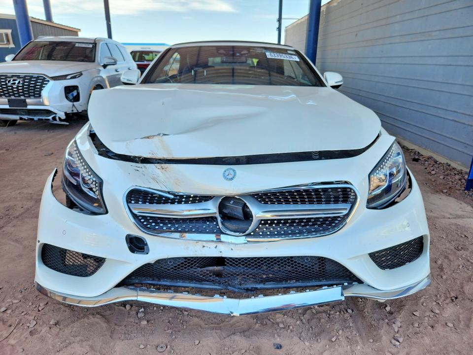 2017 Mercedes-benz VIN WDDXK8CB1HA020841 COPART salvage auction — FRONT END, Az - Certificate Of Title, sold $27,264 on 2026-08-10 (photo 5)