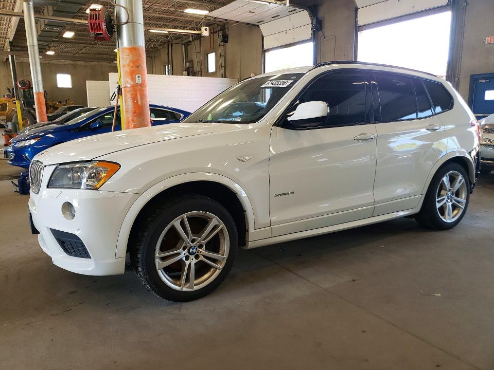 2013 BMW X3 VIN 5UXWX7C59DL979851 COPART salvage auction — MECHANICAL, MN - CERT OF TITLE-SALVAGE, sold $600 on 2026-07-28 (photo 1)