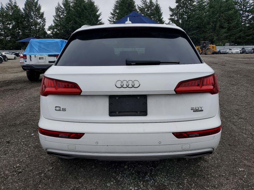 2018 Audi Q5 VIN WA1BNAFY7J2028892 COPART salvage auction — FRONT END, Wa - Bill Of Sale, sold $925 on 2026-07-24 (photo 6)