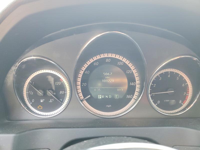 2011 Mercedes-benz C class VIN WDDGF8BB0BR134053 COPART salvage auction — SIDE, NY - MV-907A SALVAGE CERTIFICATE, sold $625 on 2026-08-06 (photo 9)