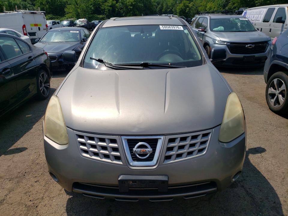 2008 Nissan Rogue sport VIN JN8AS58V18W408080 COPART salvage auction — SIDE, CT - CERT OF TITLE-SALVAGE, sold $450 on 2026-07-17 (photo 5)
