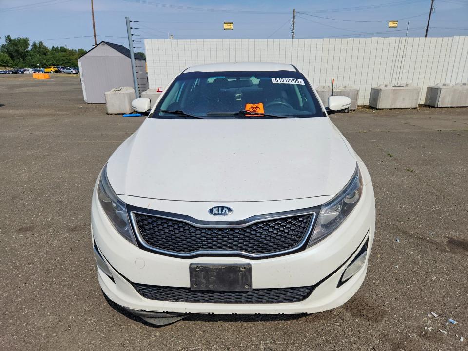 2015 Kia Optima VIN KNAGM4A71F5633928 COPART salvage auction — MECHANICAL, Or - Certificate Of Title, sold $550 on 2026-07-27 (photo 5)