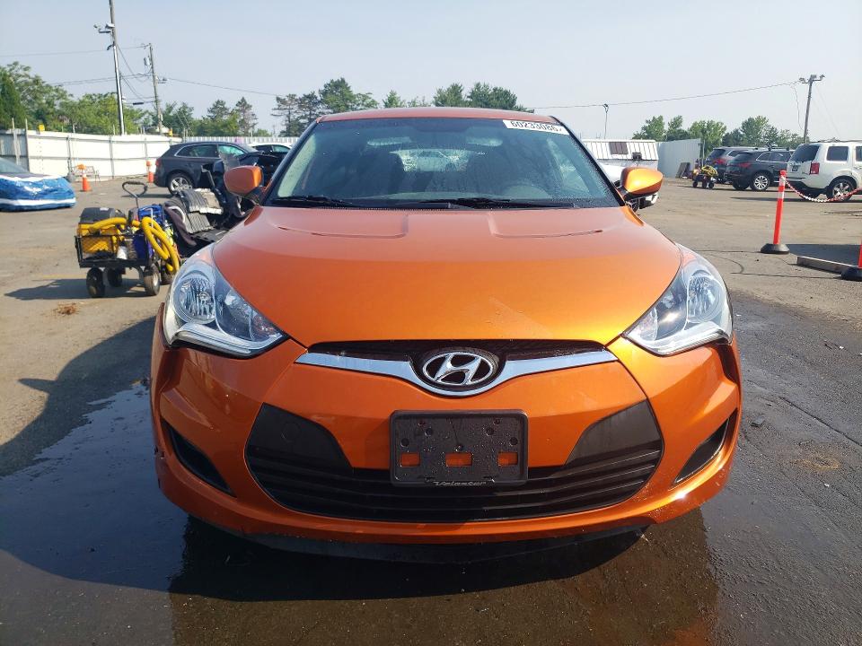 2016 Hyundai Veloster VIN KMHTC6AD5GU252995 COPART salvage auction — FRONT END, Ct - Cert Of Title-Salvage, sold $475 on 2026-07-24 (photo 5)