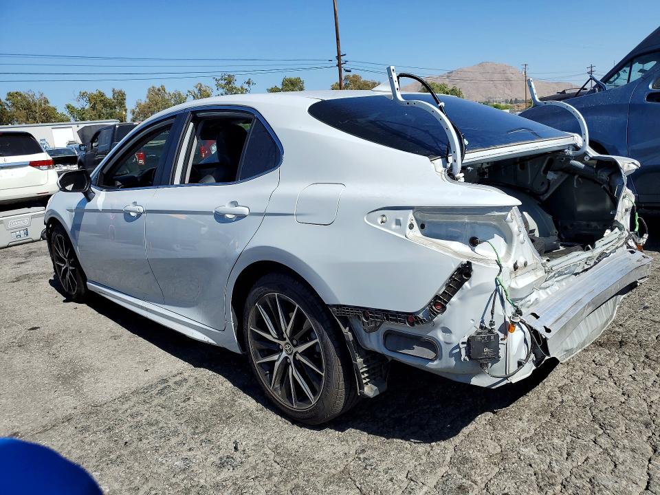 2022 Toyota Camry solara VIN 4T1G31AK1NU045648 COPART salvage auction — REAR END, Ca - Salvage Certificate, sold $8,600 on 2026-08-27 (photo 2)