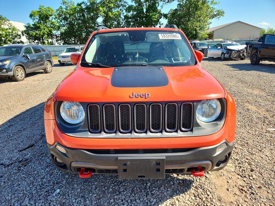 2016 Jeep Renegade VIN ZACCJBCT3GPD55311 COPART salvage auction — SIDE, Ny - Mv-907A Salvage Certificate, sold $750 on 2026-08-05 (photo 5)
