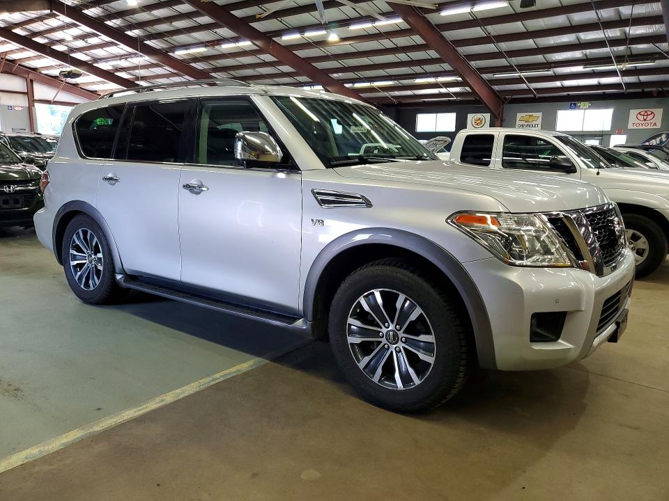 2018 Nissan Armada VIN JN8AY2NC9J9556885 COPART salvage auction — MINOR DENT/SCRATCHES, ME - CERTIFICATE OF TITLE (P), sold $8,500 on 2026-07-09 (photo 4)