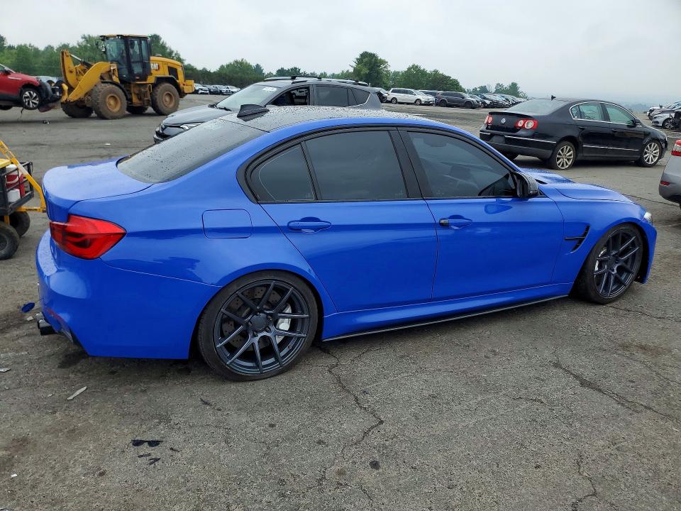 2016 BMW M3 VIN WBS8M9C52G5E68288 COPART salvage auction — ENGINE BURN, Pa - Certificate Of Salvage, sold $12,200 on 2026-08-04 (photo 3)