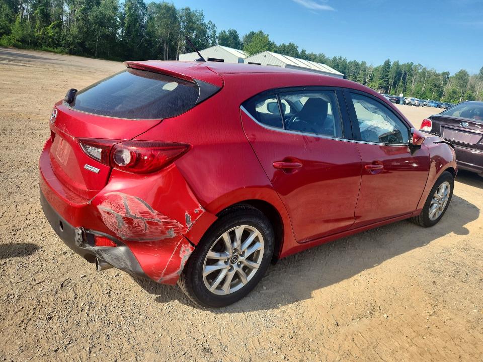 2014 Mazda 3 VIN JM1BM1L72E1152522 COPART salvage auction — FRONT END, On - Permit Salvage, sold $350 on 2026-07-23 (photo 3)