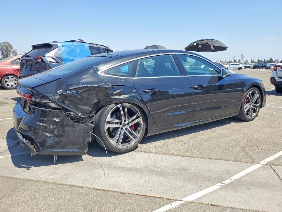 2024 Audi S7 VIN WAUSFBF28RN010879 COPART salvage auction — REAR END, Salvage Title, sold $28,750 on 2026-09-03 (photo 3)