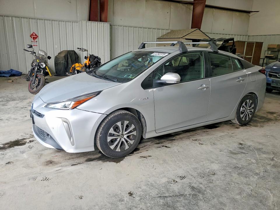 2022 Toyota Prius VIN JTDL9MFU0N3034739 COPART salvage auction — SIDE, NY - MV-907A SALVAGE CERTIFICATE, sold $4,750 on 2026-07-27 (photo 1)