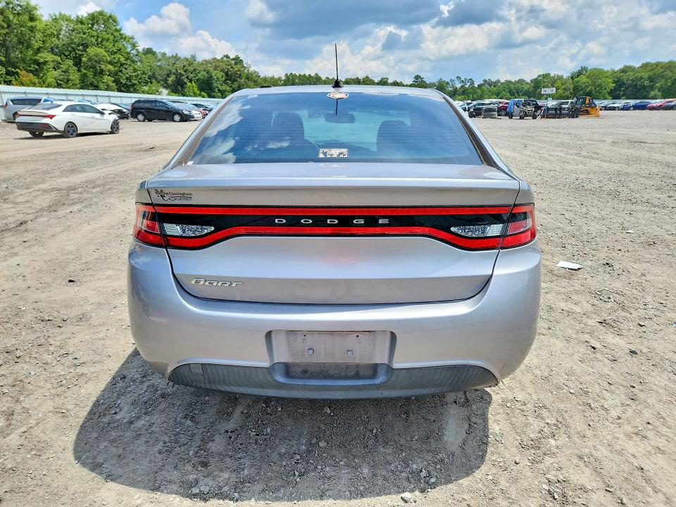 2016 Dodge Dart VIN 1C3CDFAA6GD530900 COPART salvage auction — MECHANICAL, Sc - Certificate Of Title, sold $450 on 2026-08-11 (photo 6)