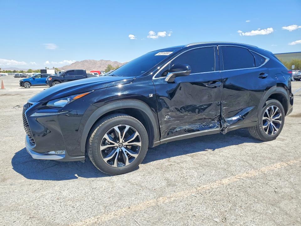 2017 Lexus Nx VIN JTJBARBZ2H2133796 COPART salvage auction — SIDE, Nv - Salvage Title, sold $8,700 on 2026-08-27 (photo 1)