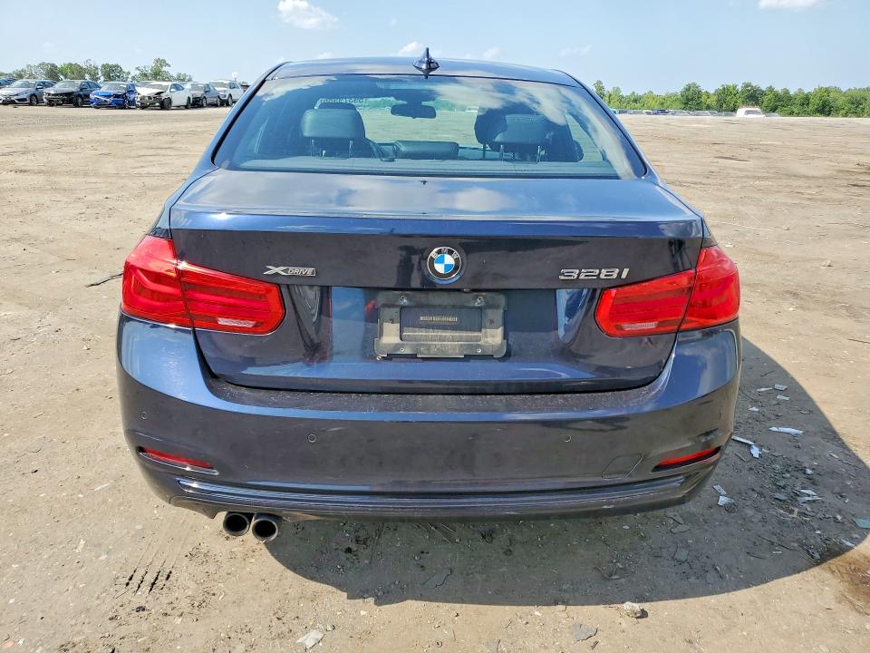 2016 BMW 3er VIN WBA8E3G57GNT76356 COPART salvage auction — FRONT END, VA - CERTIFICATE OF TITLE, sold $825 on 2026-07-29 (photo 6)