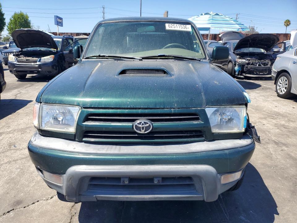 1999 Toyota 4runner VIN JT3GN86RXX0101789 COPART salvage auction — FRONT END, Ca - Dis/Dlr/Exp App For Dup Clean, sold $1,250 on 2026-07-29 (photo 5)