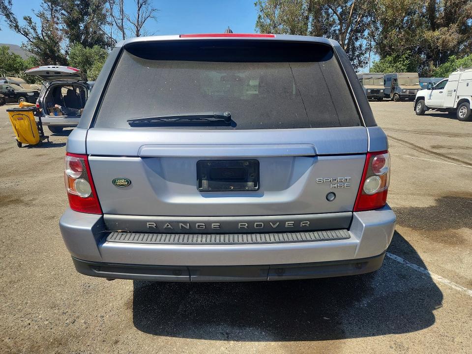 2008 Land rover Range rover sport VIN SALSK25418A150028 COPART salvage auction — MINOR DENT/SCRATCHES, Ca - Salvage Certificate, sold $1,250 on 2026-08-21 (photo 6)