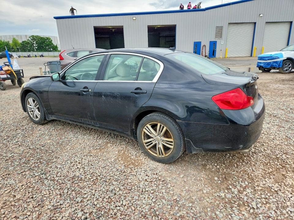 2011 Infiniti G25 VIN JN1DV6AR1BM450046 COPART salvage auction — FRONT END, NY - MV-907A SALVAGE CERTIFICATE, sold $450 on 2026-07-08 (photo 2)