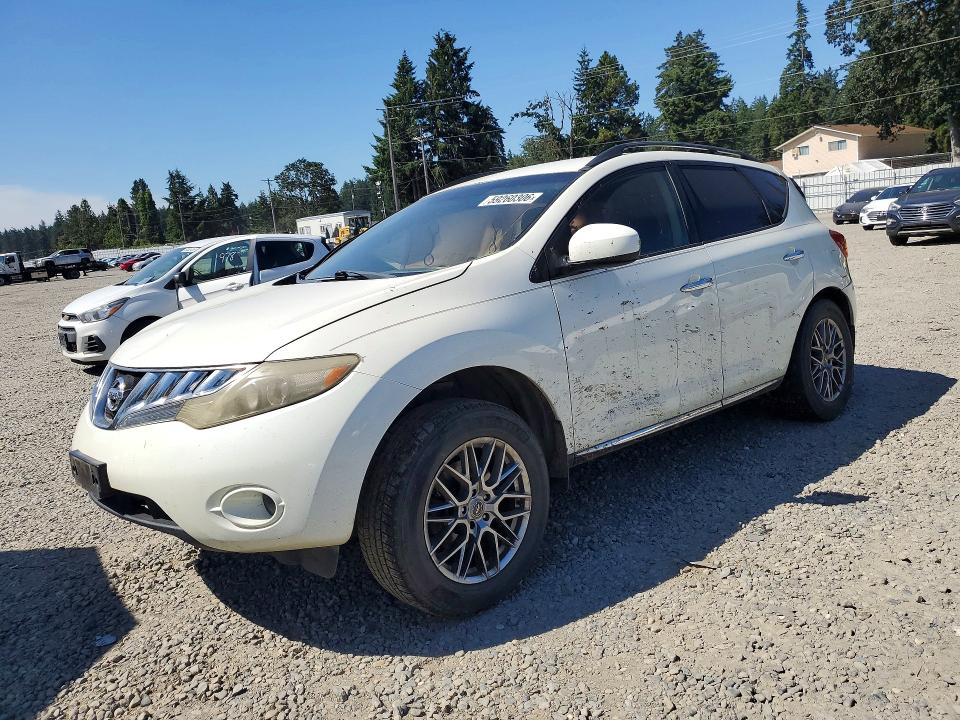 2009 Nissan Murano VIN JN8AZ18W59W127592 COPART salvage auction — SIDE, WA - BILL OF SALE, sold $175 on 2026-07-21 (photo 1)