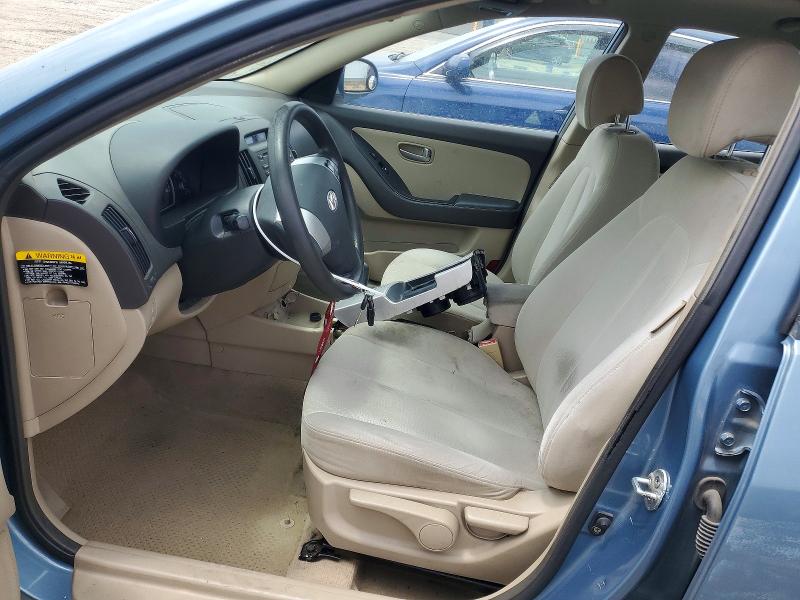 2007 Hyundai Elantra VIN KMHDU46D17U262454 COPART salvage auction — REAR END, CA - SALVAGE CERTIFICATE, sold $225 on 2026-07-21 (photo 7)