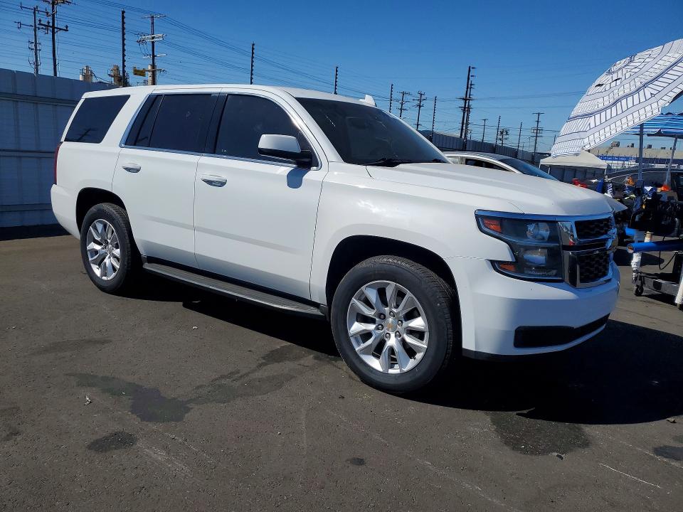 2018 Chevrolet Tahoe VIN 1GNLCDEC1JR370019 COPART salvage auction — MINOR DENT/SCRATCHES, Ca - Dis/Dlr/Exp Only Clean Title, sold $10,200 on 2026-07-27 (photo 4)