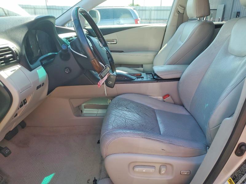 2012 Lexus Rx VIN 2T2ZK1BA3CC070904 COPART salvage auction — REAR END, Fl - Cert Of Title Slvg Rebuildable, sold $2,650 on 2026-07-20 (photo 7)
