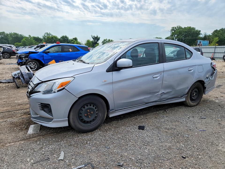 2022 Mitsubishi Mirage VIN ML32FUFJ8NHF09248 COPART salvage auction — FRONT END, In - Certificate Of Title (P), sold $3,150 on 2026-07-29 (photo 1)