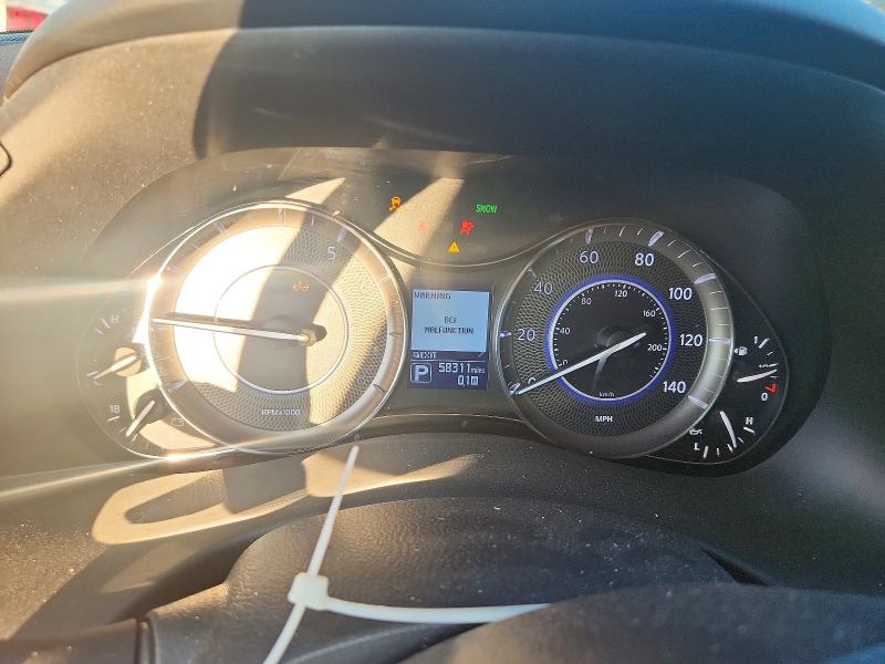 2017 Infiniti Qx80 VIN JN8AZ2ND1H9830810 COPART salvage auction — SIDE, MI - CERT OF TITLE-REBUILT SALVAGE, sold $3,750 on 2026-07-17 (photo 9)