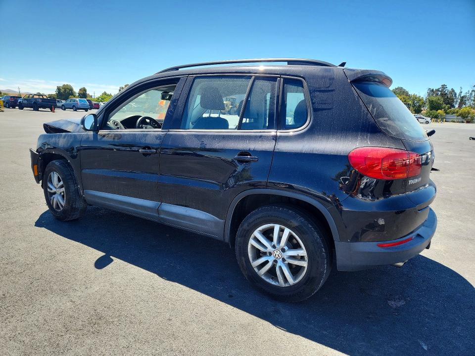 2017 Volkswagen Tiguan VIN WVGBV7AX2HK027954 COPART salvage auction — FRONT END, Ca - Salvage Certificate, sold $1,750 on 2026-08-02 (photo 2)