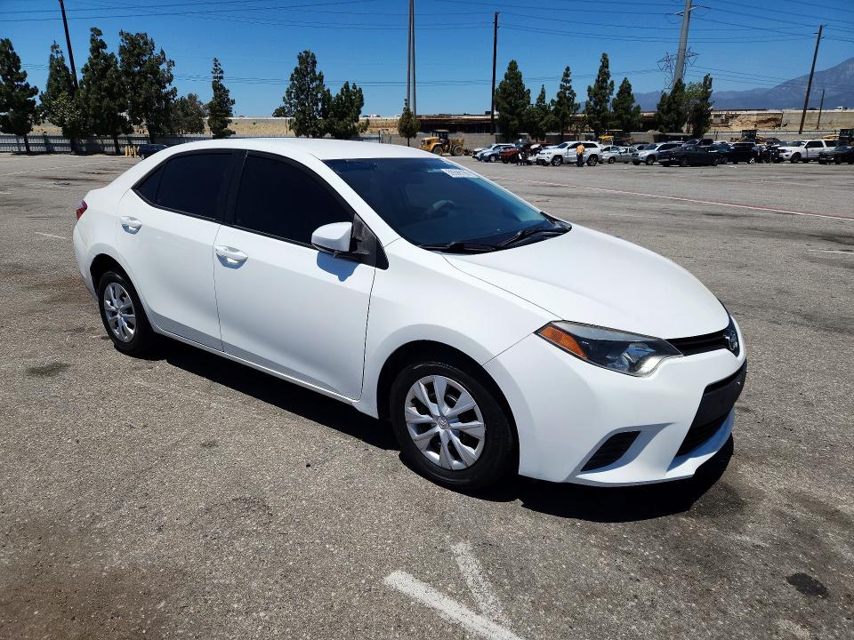 2016 Toyota VIN 5YFBURHE9GP467001 COPART salvage auction — FRONT END, CA - SALVAGE CERTIFICATE, sold $150 on 2026-07-21 (photo 4)
