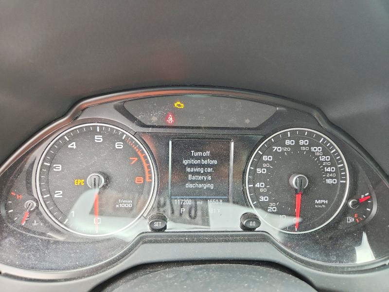 2014 Audi Q5 VIN WA1LFAFP8EA027772 COPART salvage auction — MECHANICAL, Ct - Certificate Of Title, sold $3,756 on 2026-07-24 (photo 9)