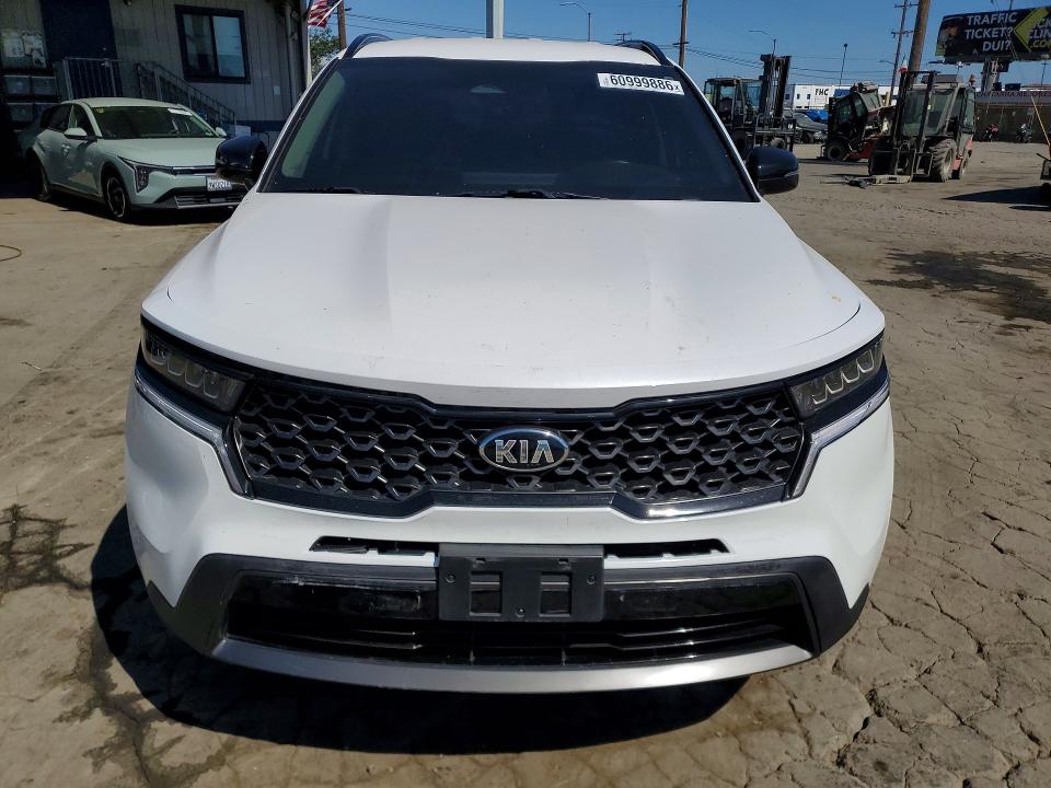 2021 Kia Sorento VIN 5XYRLDLCXMG053929 COPART salvage auction — FRONT END, Ca - Salvage Certificate, sold $8,200 on 2026-07-30 (photo 5)