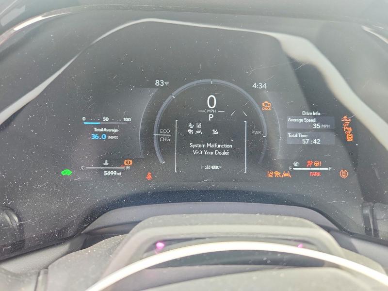 2026 Lexus Rx 350h VIN 2T2BBMCA9TC130637 COPART salvage auction — FRONT END, WI - CERT OF TITLE-CLAIM PAID, sold $26,000 on 2026-09-14 (photo 9)