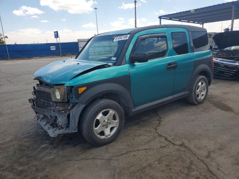 2005 Honda Element VIN 5J6YH17685L017270 COPART salvage auction — FRONT END, TX - SALVAGE VEHICLE TITLE, sold $125 on 2026-07-31 (photo 1)