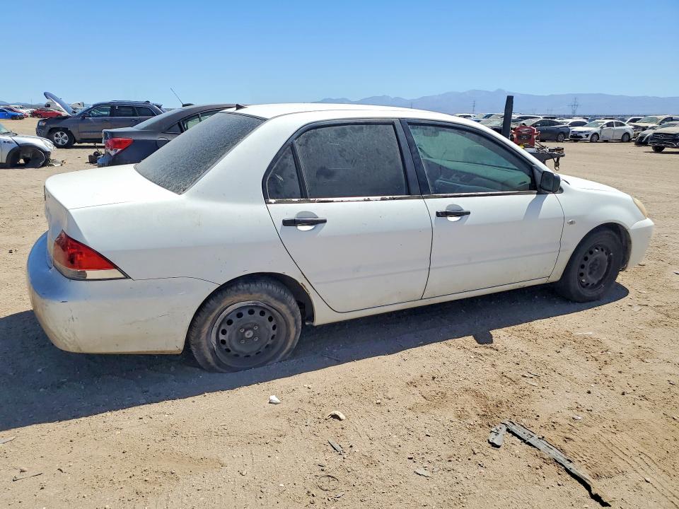 2005 Mitsubishi Lancer VIN JA3AJ26EX5U006239 COPART salvage auction — UNDERCARRIAGE, CA - SALVAGE CERTIFICATE, sold $250 on 2026-08-03 (photo 3)
