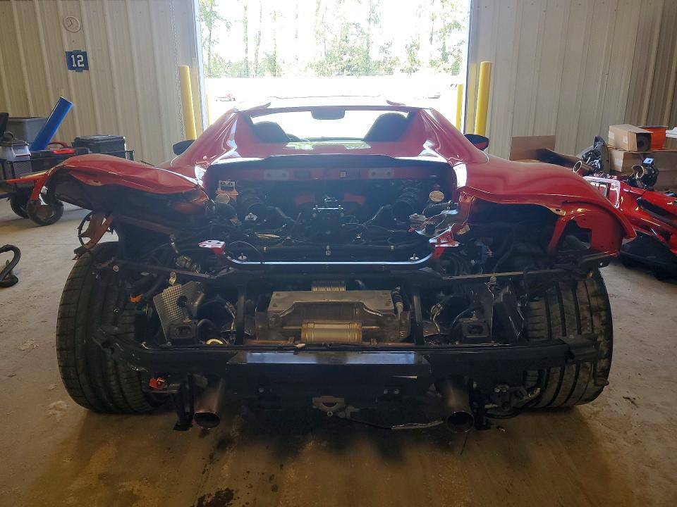 2022 Ferrari F8 spider VIN ZFF93LMA1N0276411 COPART salvage auction — REAR END, WA - BILL OF SALE, sold $189,000 on 2026-09-03 (photo 6)