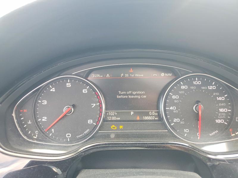 2014 Audi A8 VIN WAURGAFD1EN006805 COPART salvage auction — REAR END, Ny - Mv-907A Salvage Certificate, sold $1,050 on 2026-07-09 (photo 9)