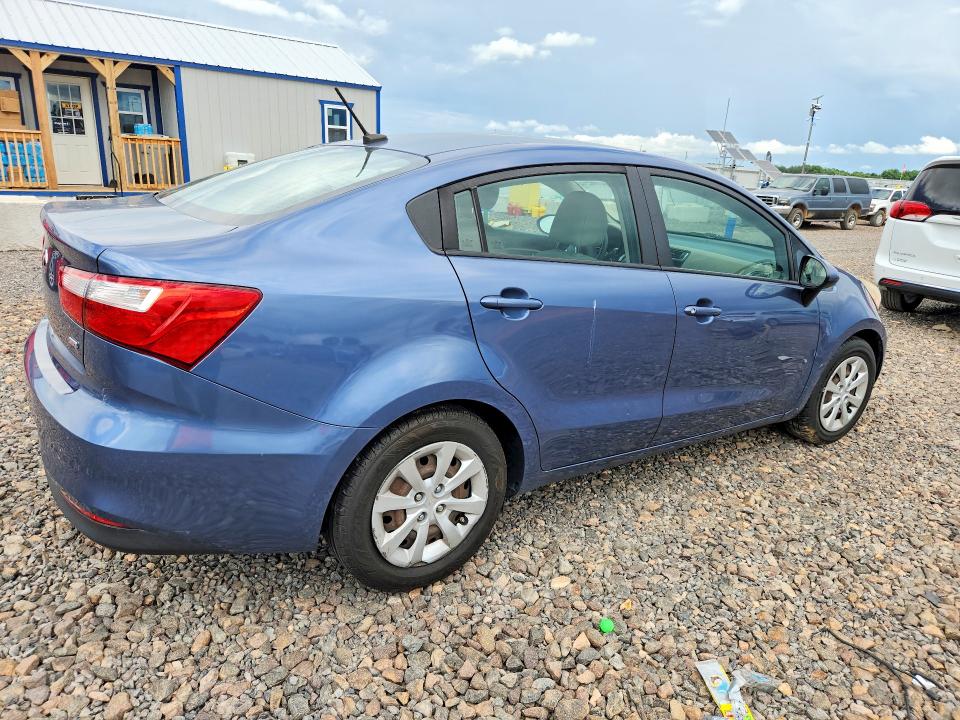 2016 Kia Rio VIN KNADM4A39G6633557 COPART salvage auction — HAIL, Mo - Certificate Of Title, sold $1,700 on 2026-07-29 (photo 3)